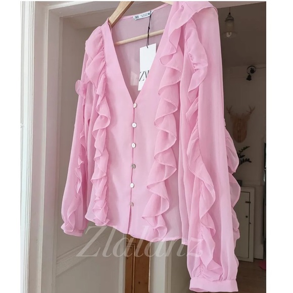 Ruffle blouse - Picture 3 of 4